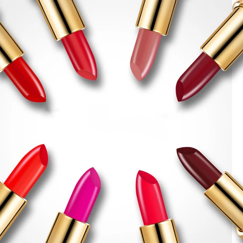 Бархатная противотуманная помада глазурированная стойкая томатная почвы