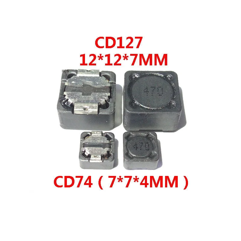 10 шт. индуктор мощности CD32 CD43 CD54 CD75 CD105 CD74R CD104R CD127 SMD для литья под давлением 1UH 2 2/3 3/4