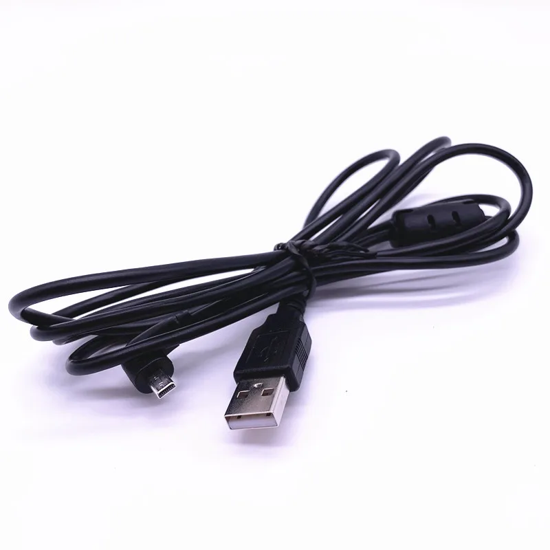 USB штекер к проводу 8 контактный левый Угловой 90 стандартный кабель для передачи