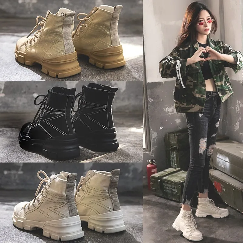 zapatillas mujer модные высокие удобные беговые женские кроссовки женские нескользящие эспадрильи MC-144