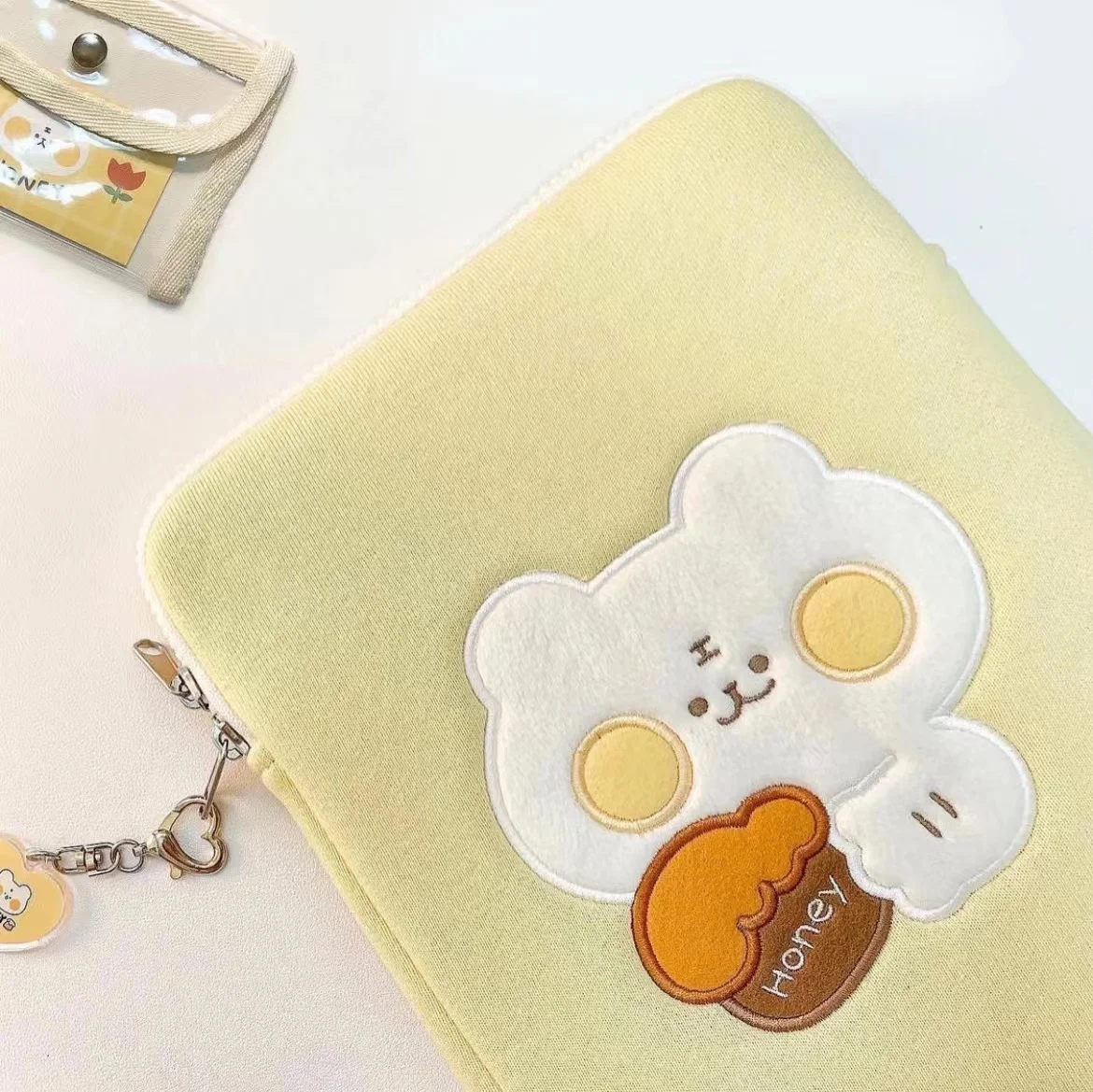 Новинка чехол для ноутбука Ins Yellow Bear Mac Ipad Air 4 Pro 9 7 10 8 корейская мода планшета 11 13 3 15