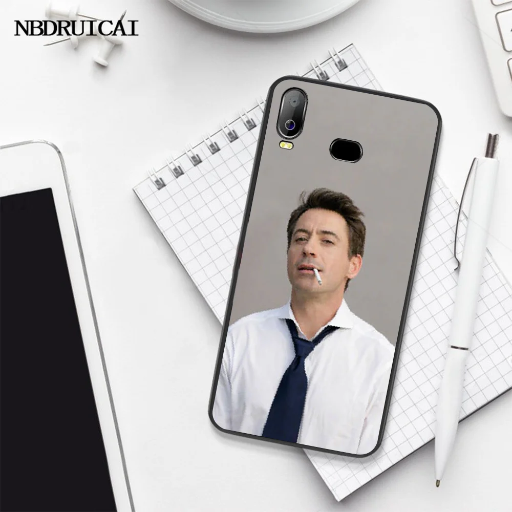Мягкий силиконовый черный чехол для телефона PENGHUWAN Роберт Дауни Jr Samsung A10 A20 A30 A40 A50