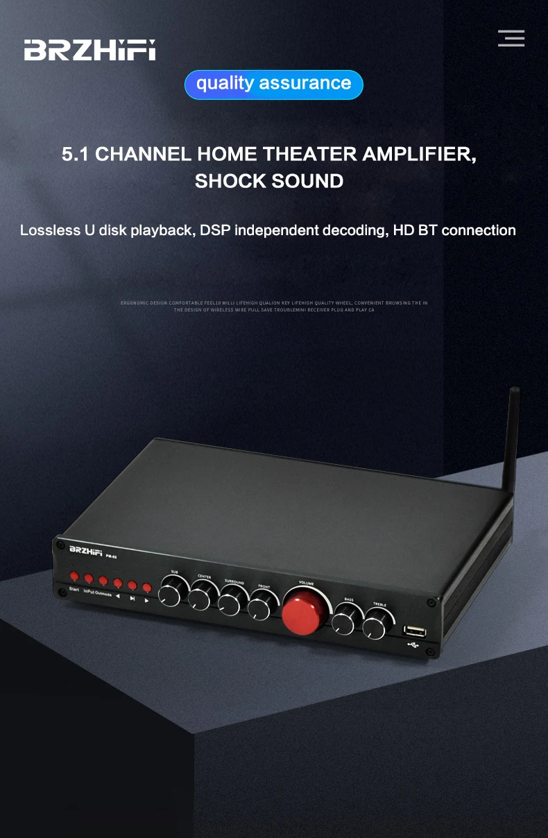 Цифровой усилитель сабвуфера TPA3116D2 350 Вт Bluetooth 5 0 1 каналов класс D | Электроника