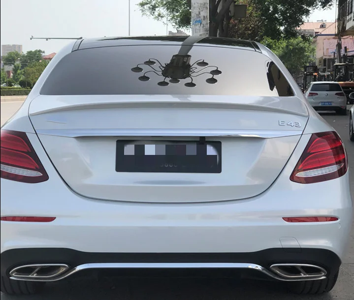Спойлер для Benz E class W213 стильный спойлер из АБС материала заднего багажника E320