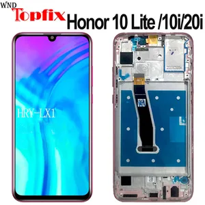 100 original display for huawei honor 10 lite lcd frame touch screen digitizer display for honor 10i lcd hry lx1 hry lx2 lcd free global shipping