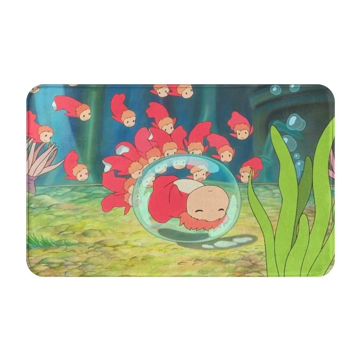 Напольный коврик Sosuke Ponyo для ног ванной нескользящий туалета балкона Прочный