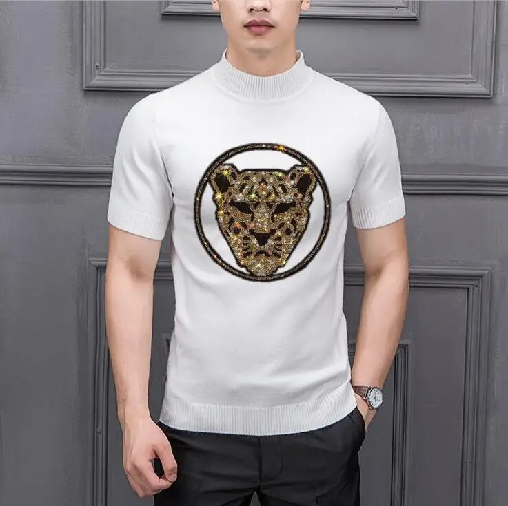 

Роскошный Новый Зимний дизайнерский популярный Повседневный свитер с бусинами, пуловер азиатского размера M-2XL высокого качества