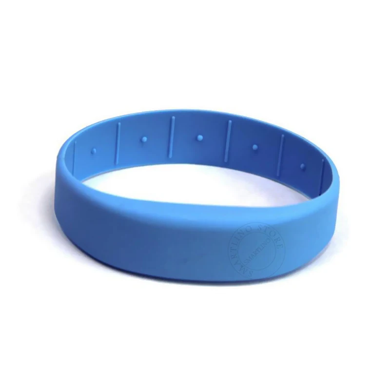 13.56MHz FM1108 RFID Wristband Silicone Bracelets Wrist Band NFC Smart MF S50 1k IC ISO14443A Waterproof Door Access Control |