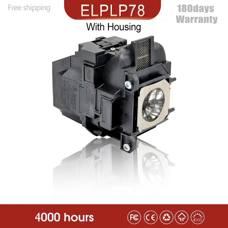Совместимость с kaita ELPLP78 V13H010L78 для Epson Детская лампа проектор | Электроника