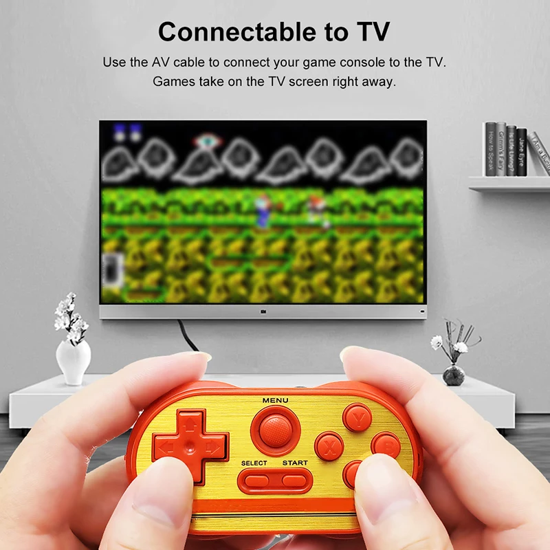 Портативная игровая мини-консоль Powstro Mipad 90 SM 8-битная Встроенная Классическая