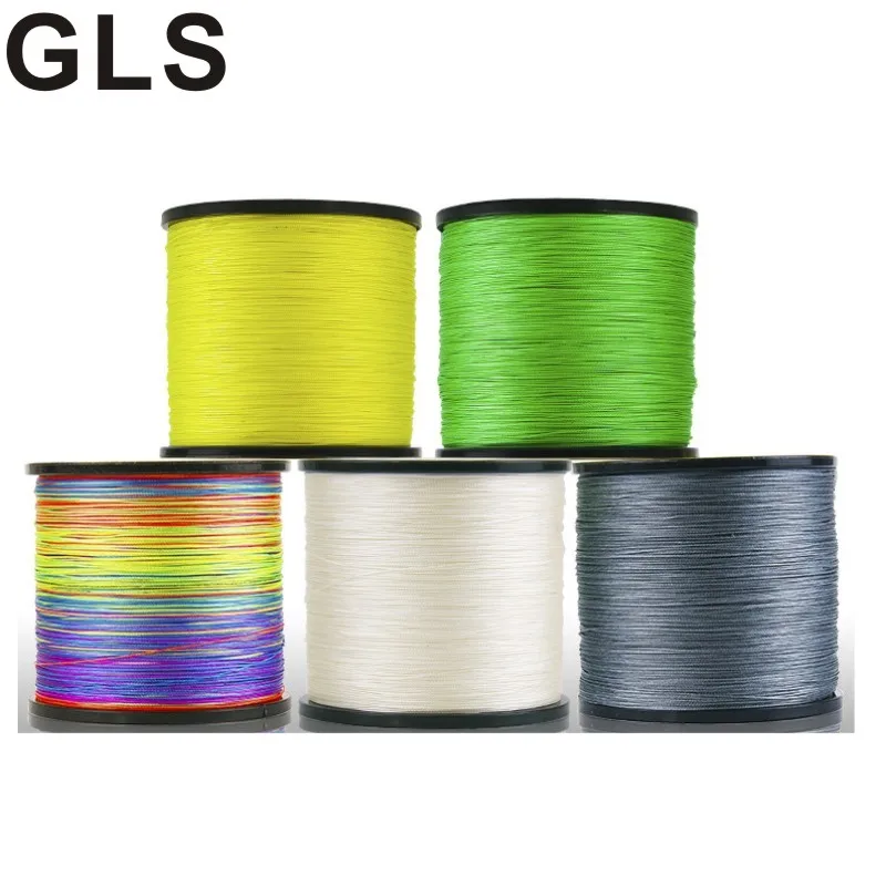 

GLS brand high-quality 8 braided PE line 500 meters super tensile, corrosion-resistant, high-horsepower fishing line