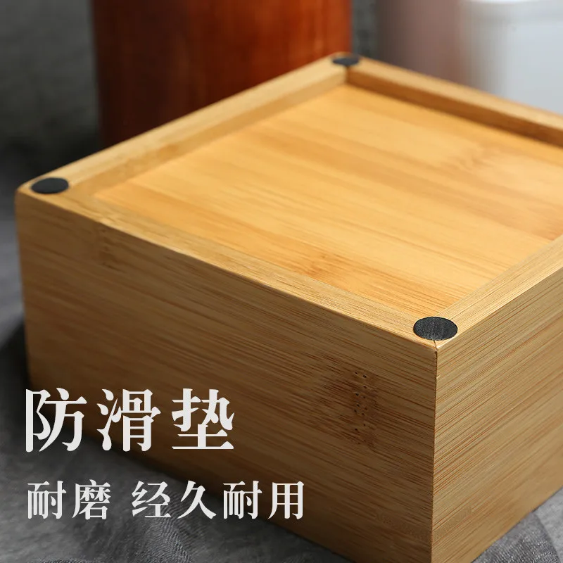 

Kitchen Storage Organization Restaurant Bamboo Square seat type sheet paper Napkins Tissue Boxes