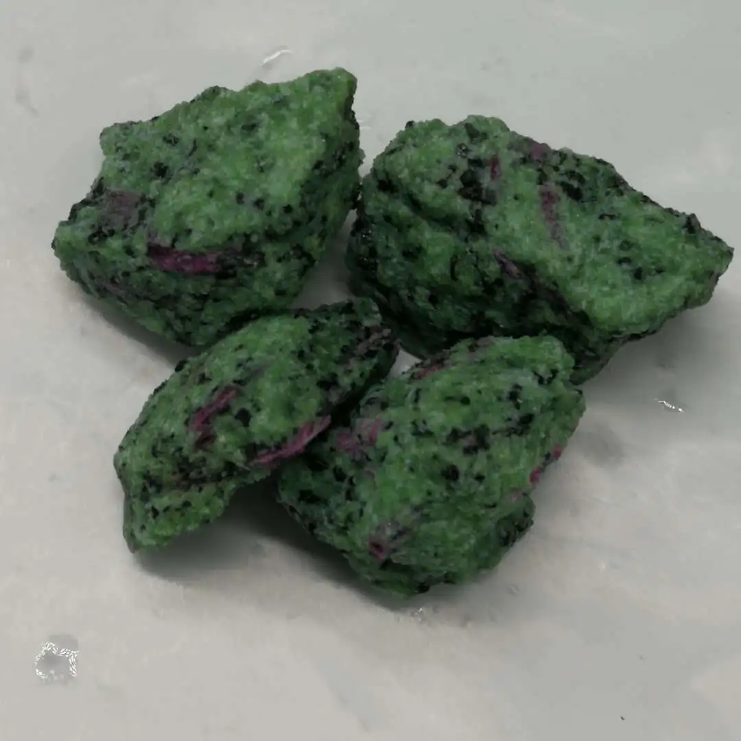 100gNatural красный и зеленый образец минерала декоративное озеленение Природный галечник камни и минералы
