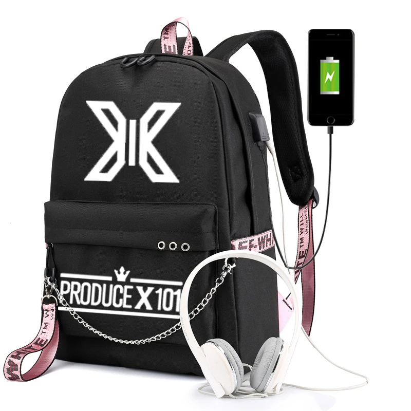 Корейский X1 Группа Рюкзак для школьников подростков девочек студенческий рюкзак