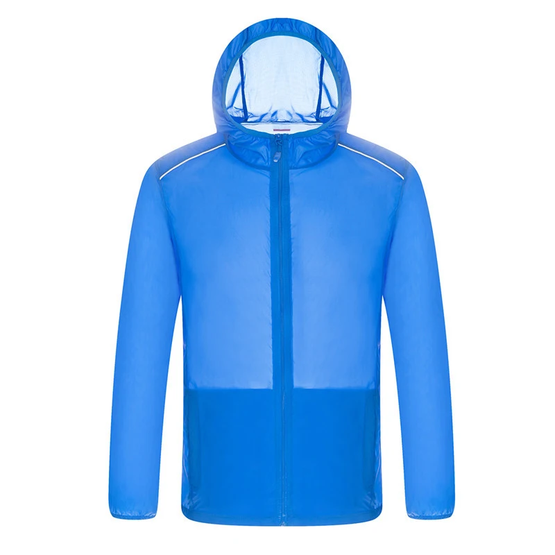 Мужская и женская велосипедная куртка с светоотражающими полосками