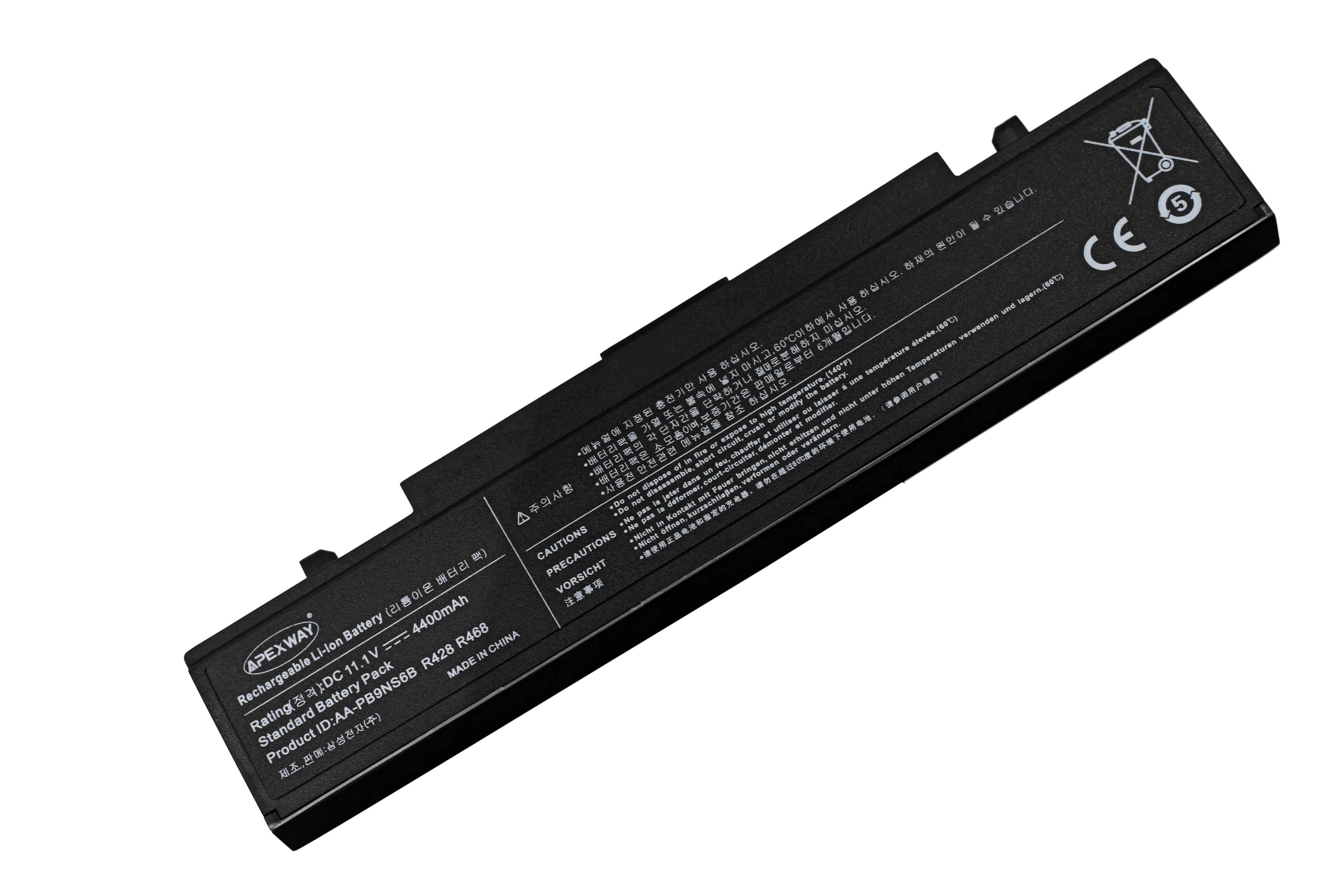 ApexWay Аккумулятор для ноутбука SamSung R428 AA-PB9NC6B AA-PB9NS6B AA-PB9NC6W AA-PL9NC6W R429 R468 NP300 NP350 RV410 RV509 R530 R580