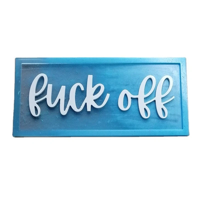 

DIY Crafts Doorplate Door Signs Casting Silicone Mould Hanging Tags Decorations Making Tool Epoxy Resin Mold