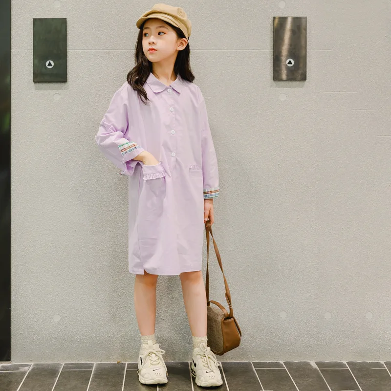 

2022 Spring Girl Dress Elegant Kids Dresses for Girls Princess Dress Autumn Fahion Children Clothing 6 8 10 12 14 16 Years