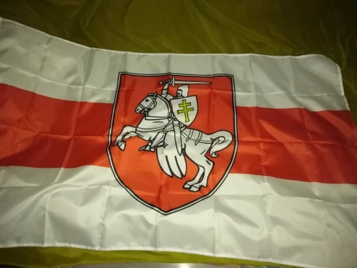 Флаг белого рыцаря пагонии, 150x90 см, 60x90 см, флаг белого рыцаря пагонии, 150x90 см, 60x90 см