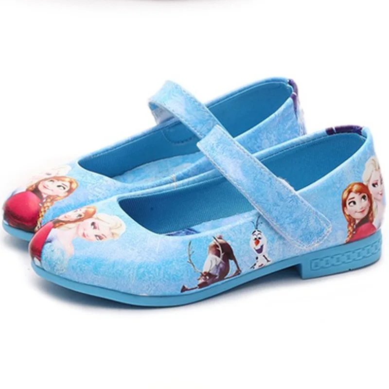 

Classic Fashion European Children Shoes Disney Frozen Girls Flats Hot Sales High Quality Lovely Noble Kids Sneakers Sandals