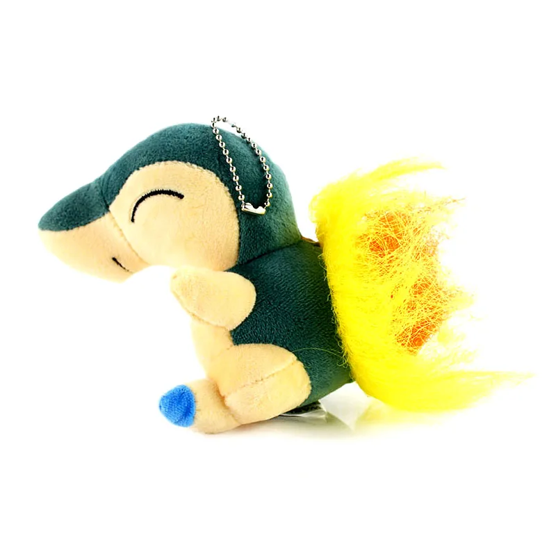 10 см милые Cyndaquil Плюшевые игрушки для брелка kawaii кукла кулон подарок на день рождения для детей