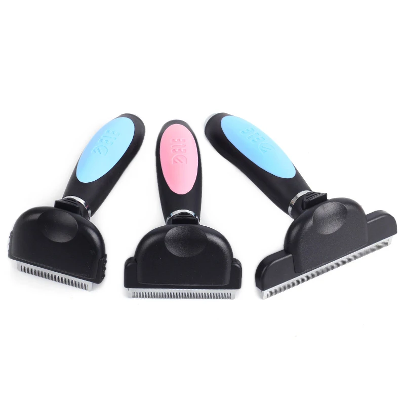 Щетка для вычесывания домашних животных с защитным лезвием из нержавеющей стали