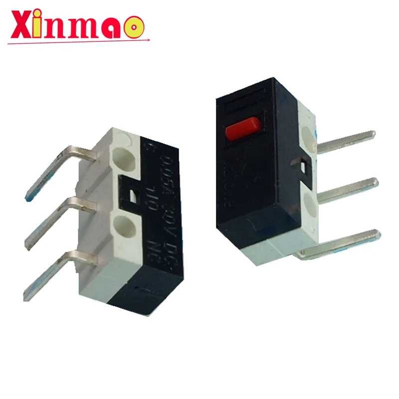 20 шт. образец прямоугольный изгиб 3 контакта микро-защелкивающаяся мышь