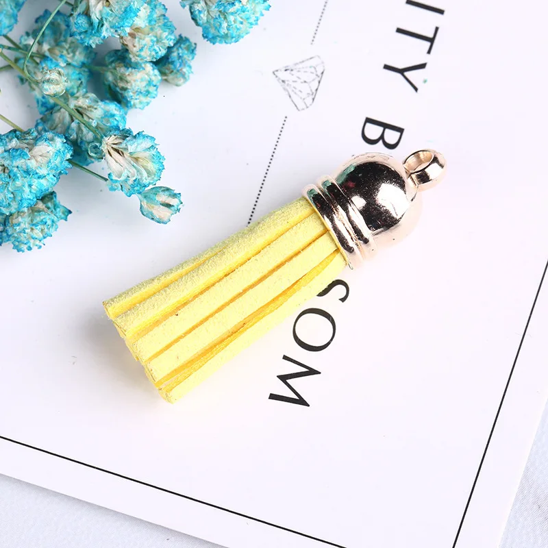 DIY 20 шт./лот мини Винтаж замшевые Ленточки с плоским дном для одежды мешок ювелирных изделий Шторы украшения дома аксессуары-кисточки - Цвет: 1
