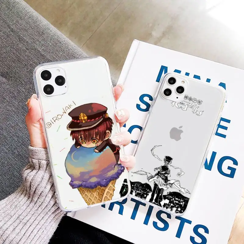 

toilet bound hanako kun Phone Case Transparent Clear for iPhone 11 12 mini pro XS MAX 7 8 6 6S Plus X 5S SE 2020 XR