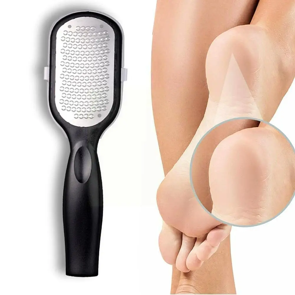 

New Foot Scrubber Foot File Foot Rasp Callus Hard Dead Scrub Rub Massager Foot Remover Care Pedicure Steel Foot Grater Z4t3