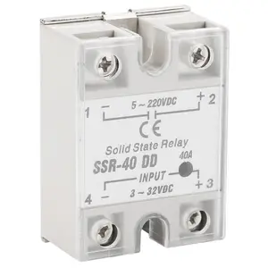 SSR-40 DD 40A 5-220VDC Solid State Relay for Industrial Automation Process 40A