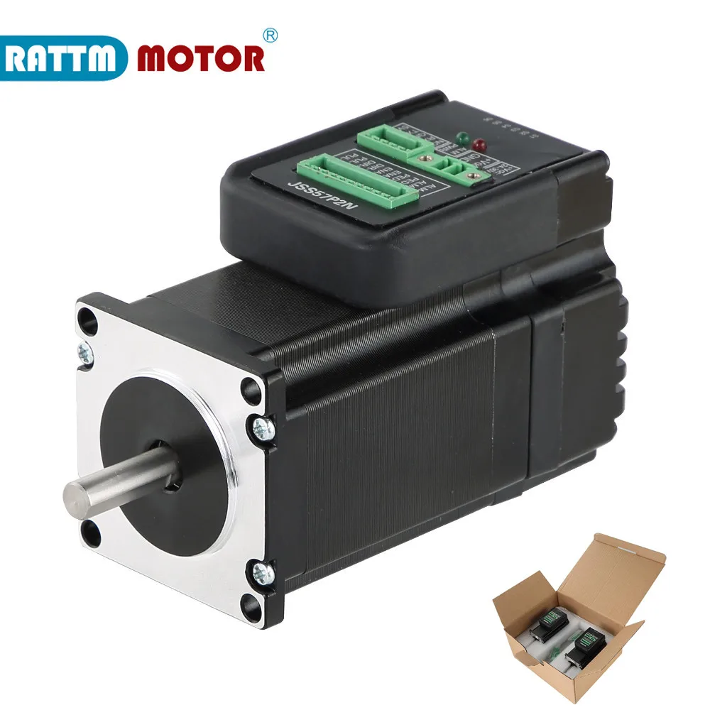 Nema 23 замкнутый контур 2N.m интегрированно Гибридный мотор сервопривода с кодером