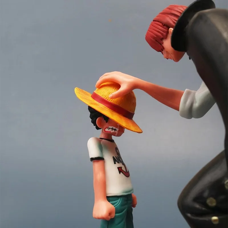 Аниме One Piece четыре императора Shanks соломенная шляпа Luffy украшения ПВХ экшн-фигурка
