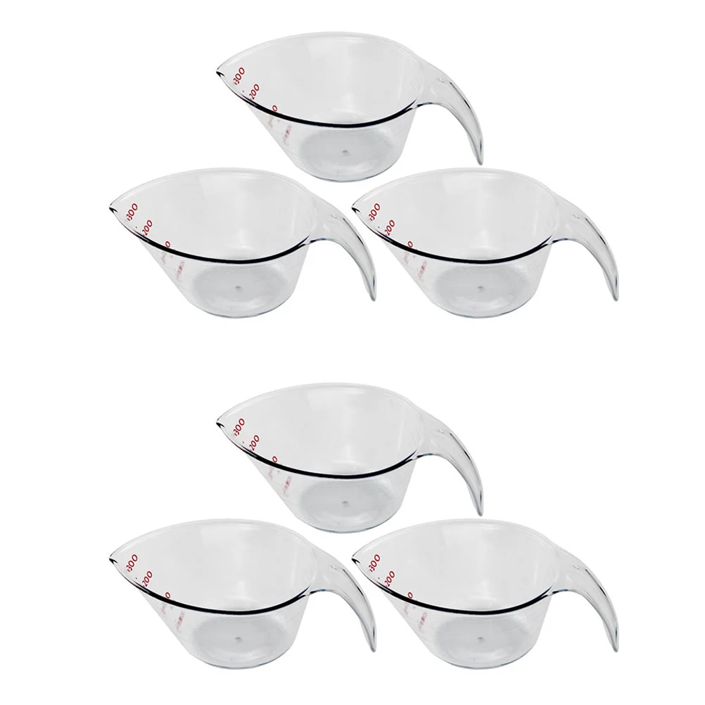 

6pcs Experiment Measuring Cup Easy To Read Measuring Cup Volumetric Cups