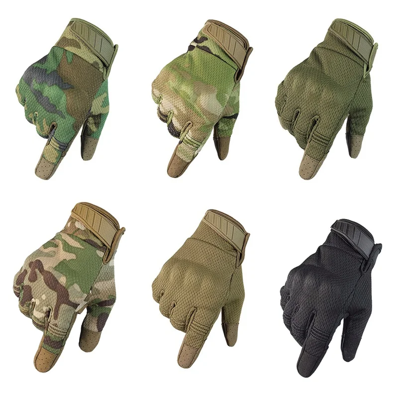 Уличные тактические перчатки армейские военные велосипедные страйкбол Пешие
