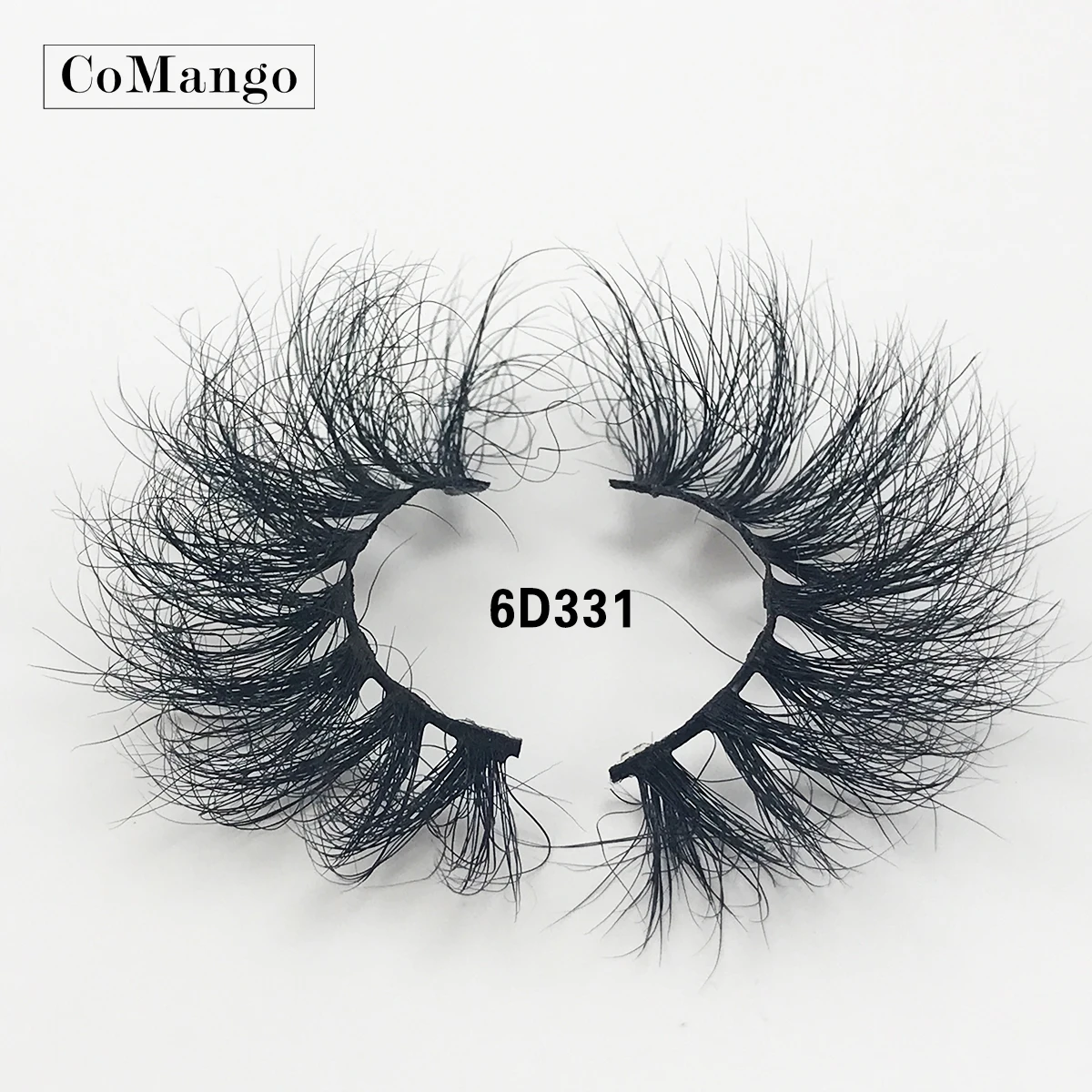 

CoMango 1 Pair 25mm Mink Eyelashes Fluffy Lashes Dramatic Messy Long False Eyelashes Makeup Wholesale 25mm 3d Mink Lashes