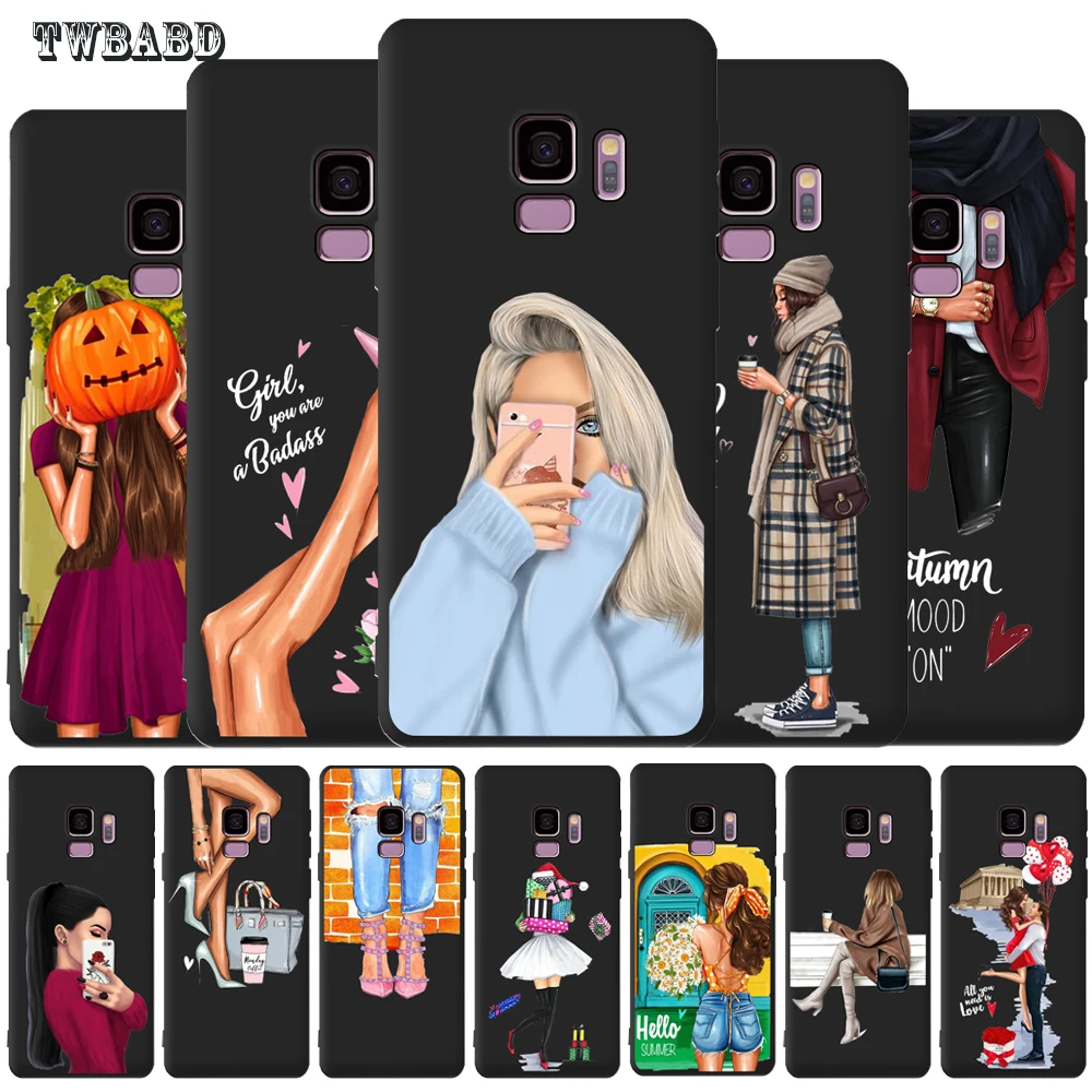 Сексуальная девушка Роскошный чехол для телефона samsung Galaxy S9 S8 S10 Plus S7 S6 Edge S10 Lite Note9 8 10 Pro чехол Etui