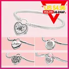 Женский браслет из серебра 925 пробы, с фианитами