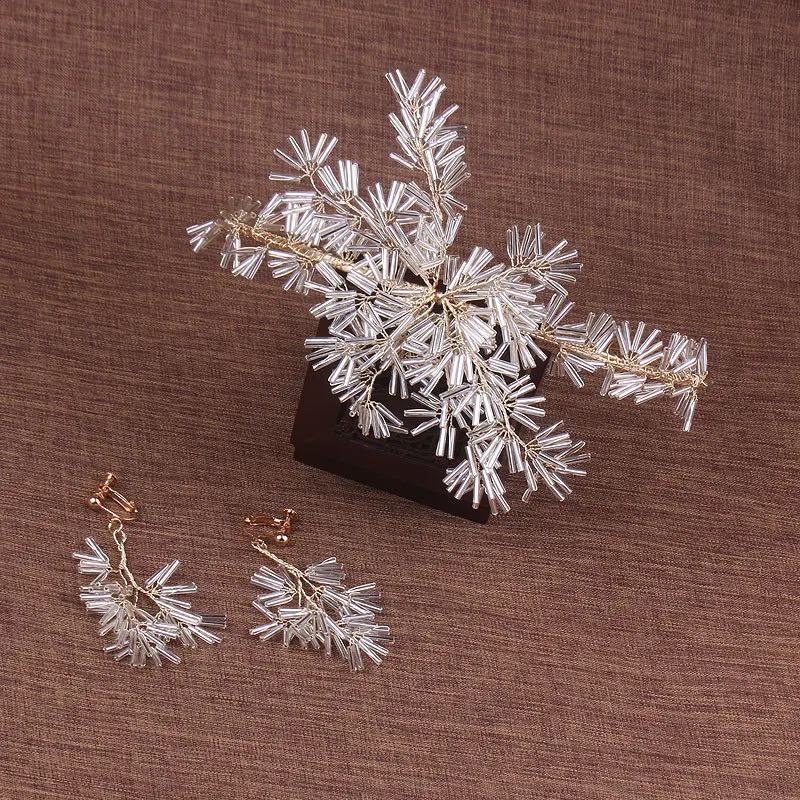 Ручная работа головная повязка ювелирные аксессуары для волос с бисером