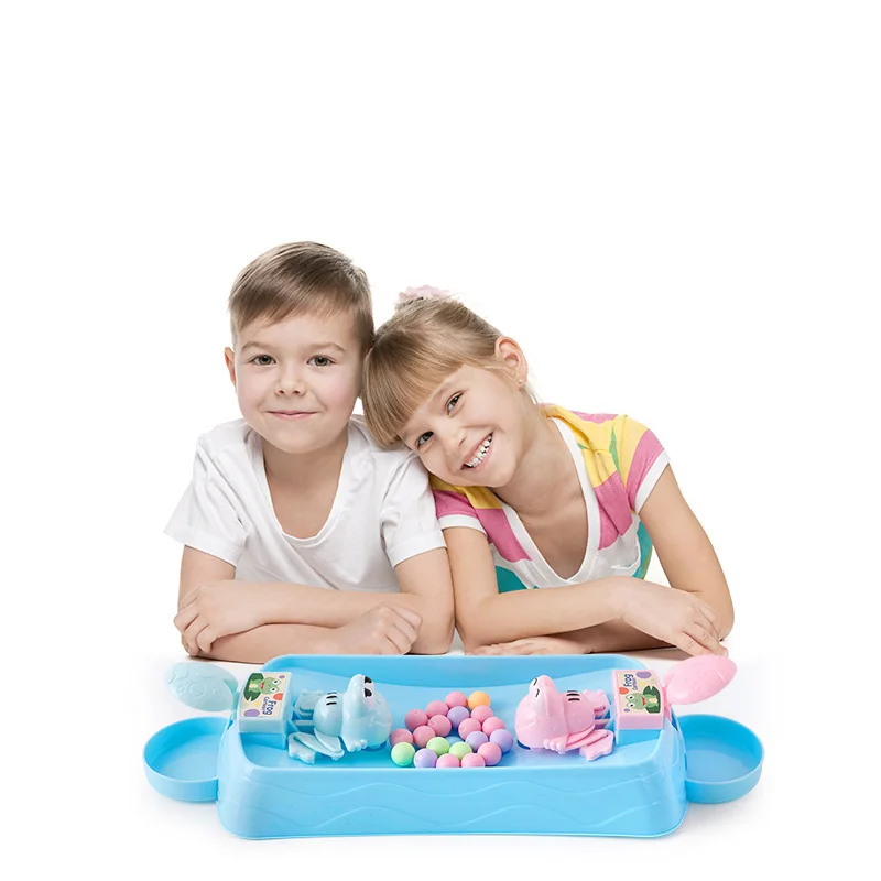 

Crazy Funny Greedy Frog Peas Toys Parent-Child Multiplayer Interactive Board Games for Gifts