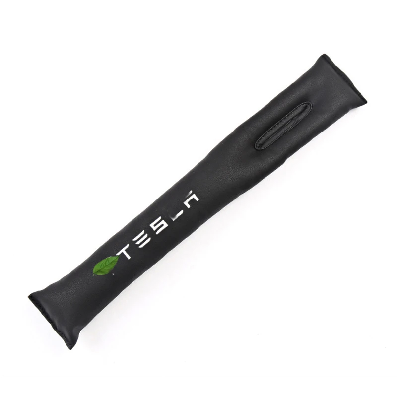 Автомобильное сиденье зазор обивка шва заглушка для Tesla для модели X S 3 Герметичные прокладки наполнители прокладки сиденья зазор слот заглушка - Название цвета: Black-one