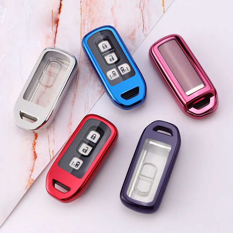 Чехол для ключей от мотоцикла Honda N-one чехол N Wagon Plus 2018 чехлы с 4 кнопками защитный