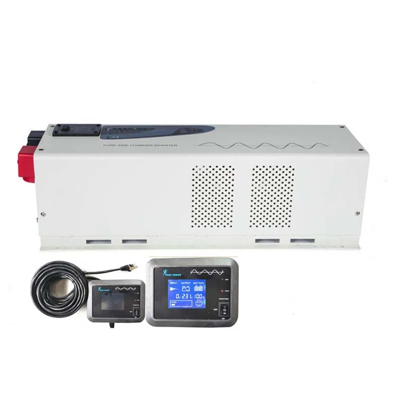 4000 W/4KW 24/48V dc 110/220/230 В переменного тока серии PS чистая синусоида солнечный инвертор Зарядное устройство с ЖК-дисплей дисплей
