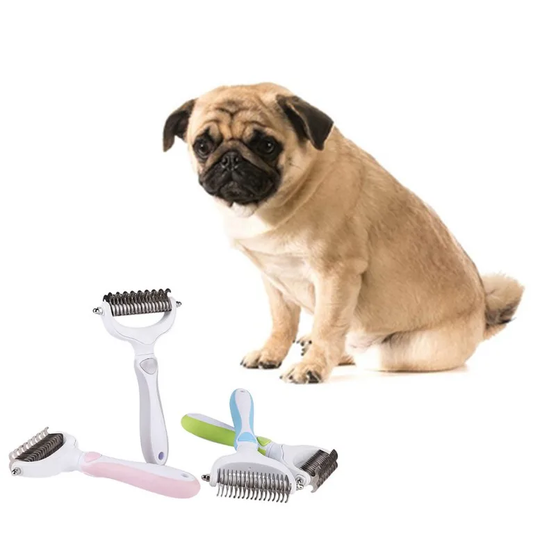 

Practical Pet Hair Deshedding Comb Professional Open Knot Comb for Pet Dog Cat Pet Hair Removal Grooming Brush Comb