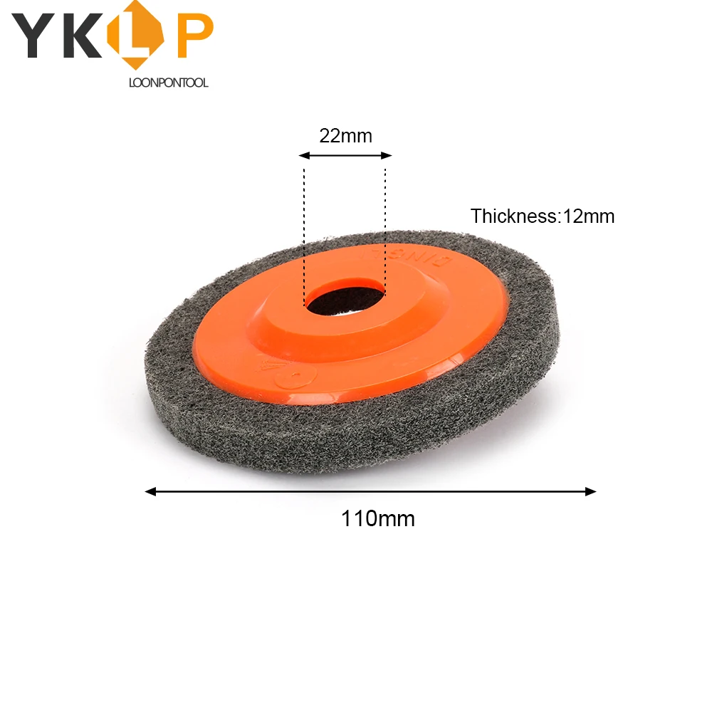 10 шт. серый полировальный круг из нейлонового волокна вращающийся инструмент