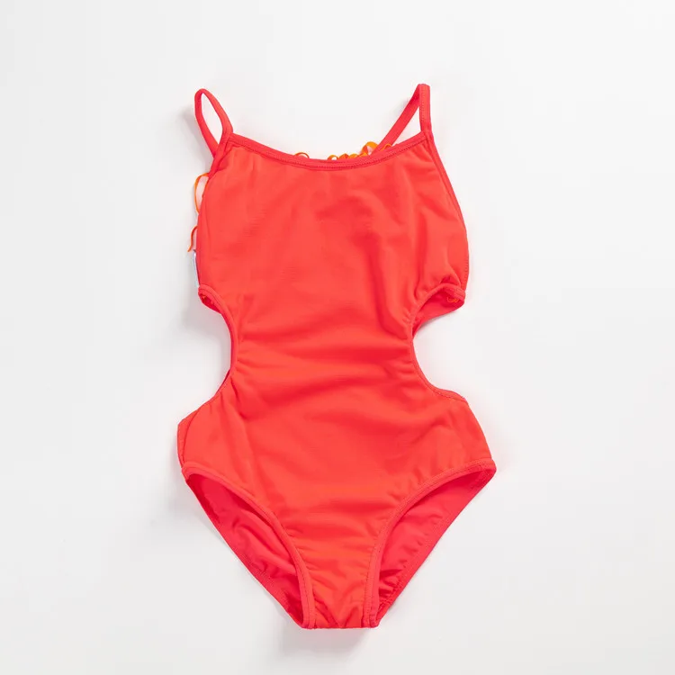 От 3 до 12 лет одежда для купания девочек цельный купальный костюм с бахромой в