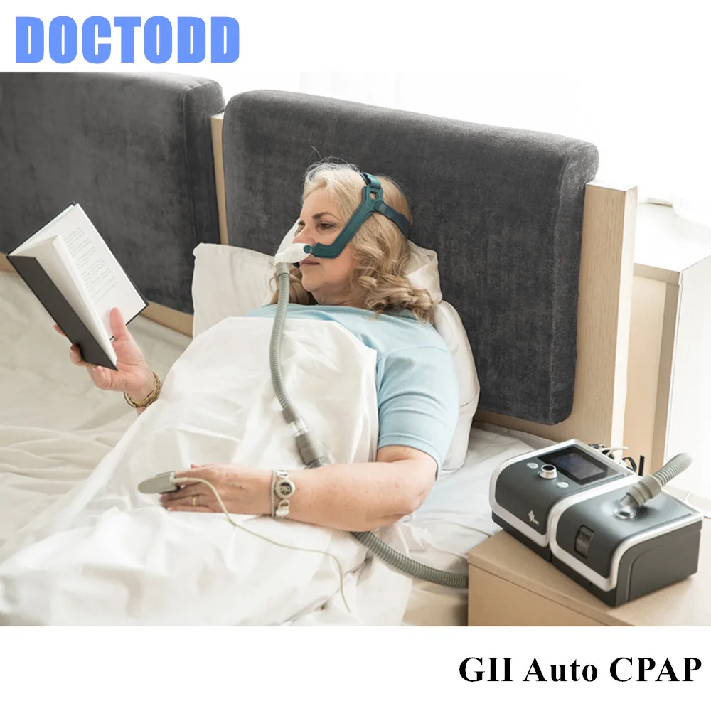 BMC Авто CPAP Машина Reslex путешествия портативный с проветриванием маска шланг мешок дыхательный аппарат для апноэ сна храпа терапия