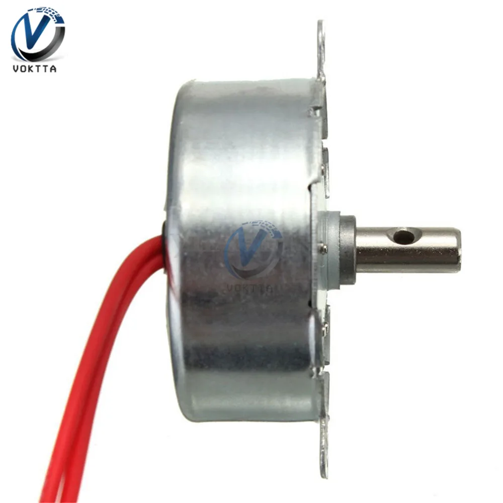 TYC-50 синхронный двигатель переменного тока 12V AC 220V синхронный двигатель с постоянным магнитом 5/6 об/мин вращение по часовой стрелке и против микроволновый поворотный стол