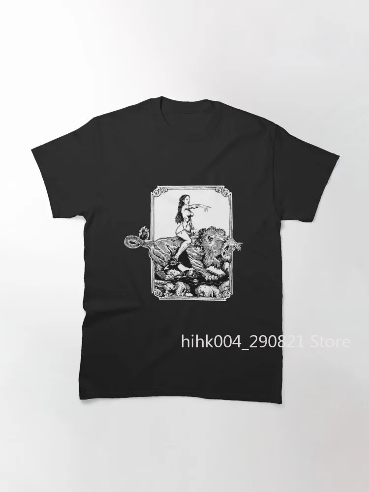 

Классическая футболка леди на льве