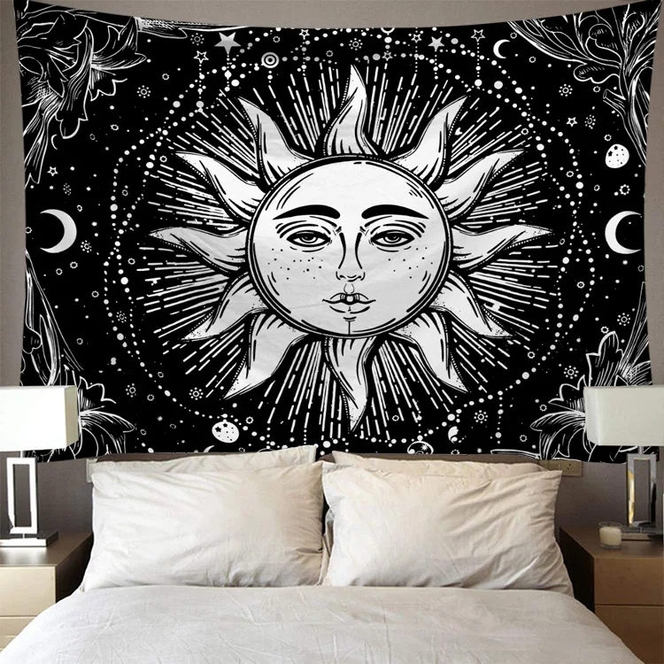 

Indian Mandala Tapestry Wall Hanging Sandy Beach Throw Rug Blanket Camping Tent Travel Mattress Bohemian Sleeping Pad Tapestries